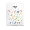 Colorful Temporary Tattoo Stickers Little Garden
